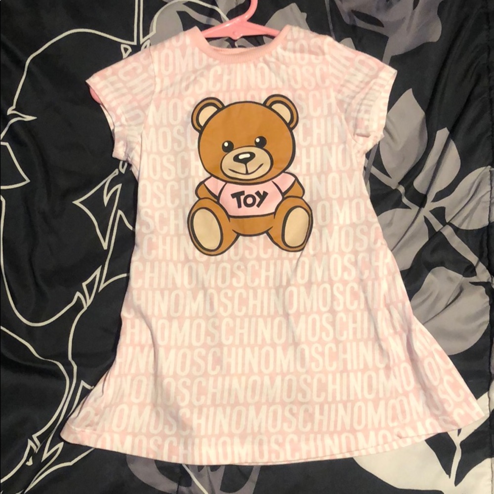 Baby girls moschino teddy bear dress